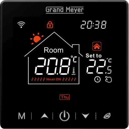 Терморегулятор Grand Meyer SN-20 (Wi-Fi) Черный