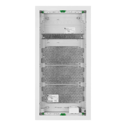 Щит встраив. MSF мультимед, TS35+2x МП перф.118x270mm, мет. дверь, белый RAL9016, 603x358x94mm, IP30